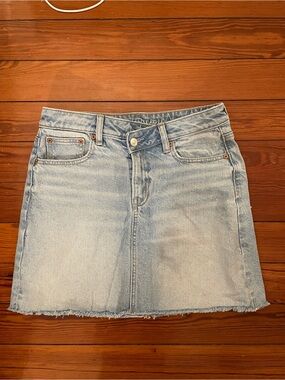 American Eagle Outfitters Light Blue Denim Mini Skirt
